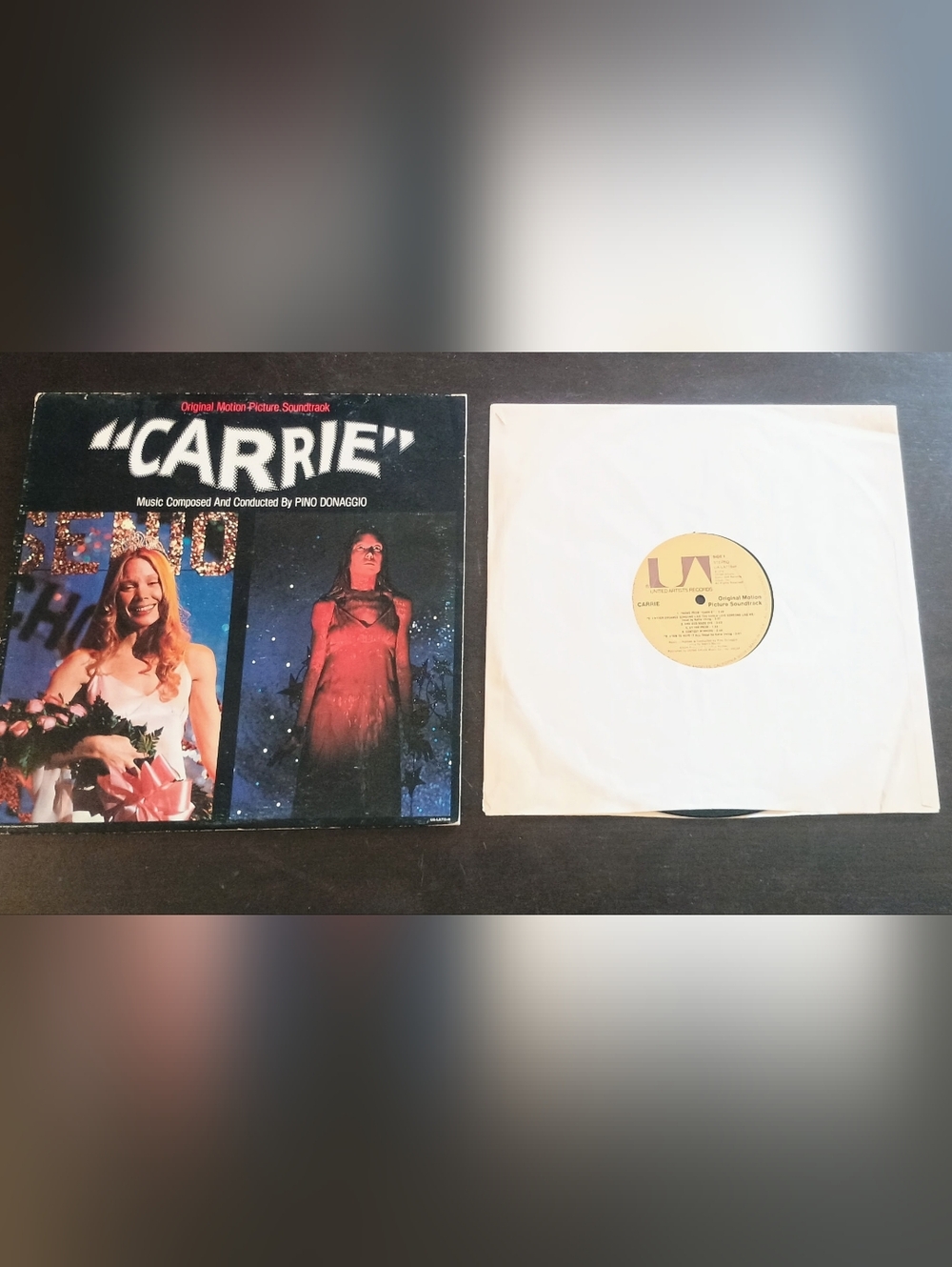 "Carrie" Original Motion Picture Soundtrack Vinyl - Black & White